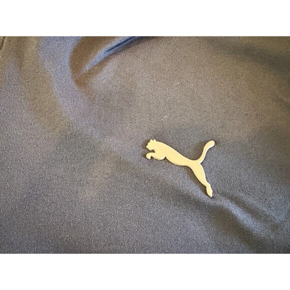 Puma Enjoy Golf 1/4 Zip Performance Sweatshirt Mens Large Navy Blue - Picture 5 of 7